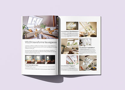 Catalogue Velux ouvert