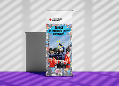 Leaflet Brochure Plaquette la Croix Rouge